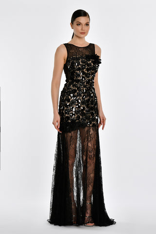 Black Floor Length gown