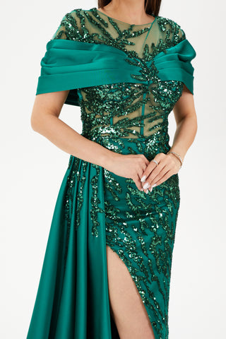 Dark Green Dress