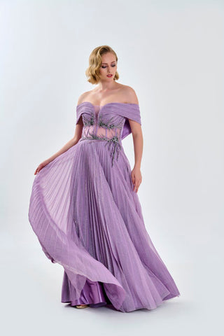 Purple Long Gown