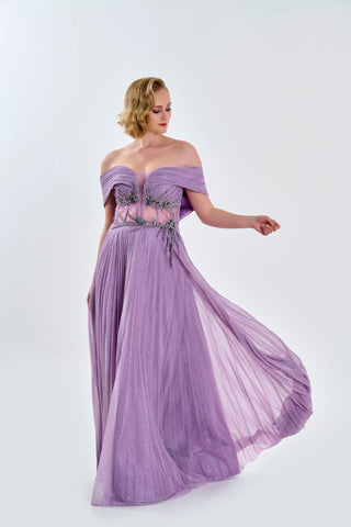 Purple Long Gown