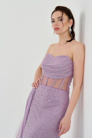 purple prom dress